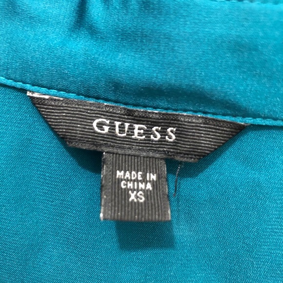 Guess Turquoise Blouse - Picture 2 of 2